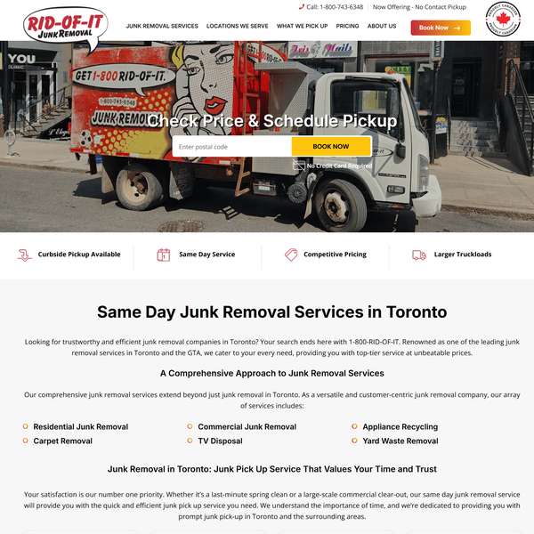 1-800-Rid-Of-It Junk Removal Toronto