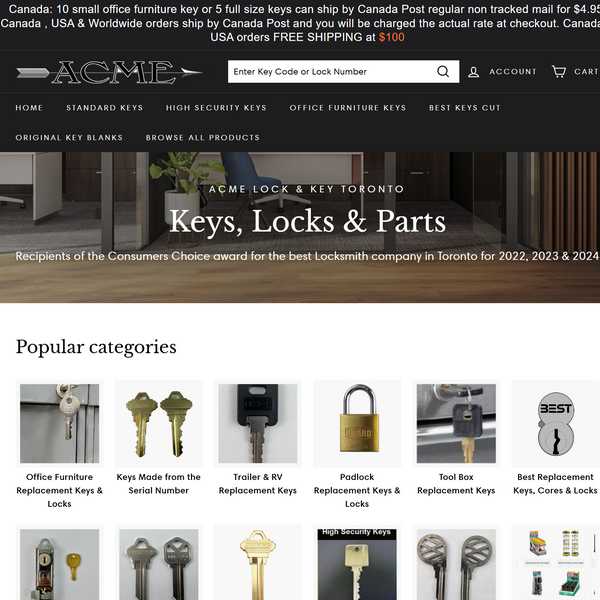 Acme Lock & Key Toronto