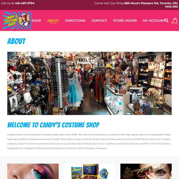 Candy’s Costume Shop