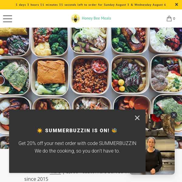 Honey Bee Meals