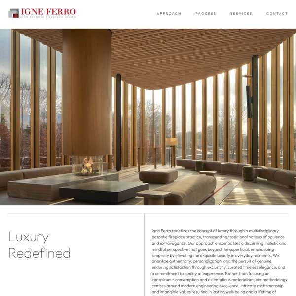 Igne Ferro Architectural Fireplace Studio