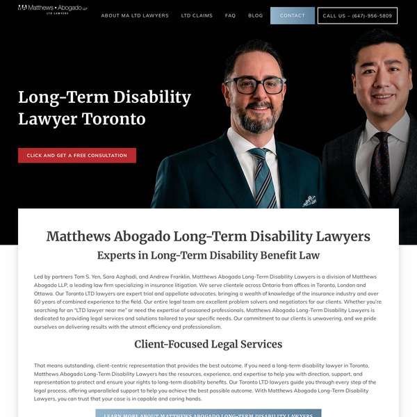 Best Long Term Disability Lawyers in Toronto