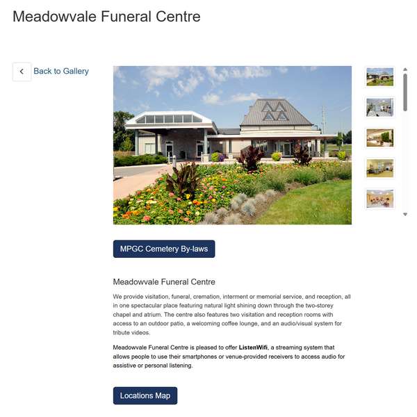 Meadowvale Cemetery, Cremation and Funeral Centres