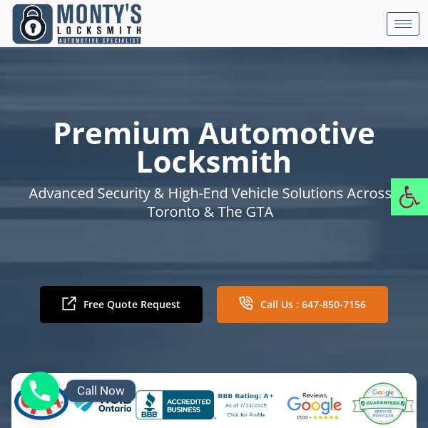 Monty’s Locksmith