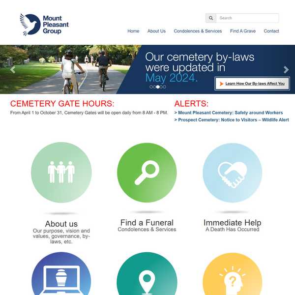 Mount Pleasant Cemetery, Cremation and Funeral Centres