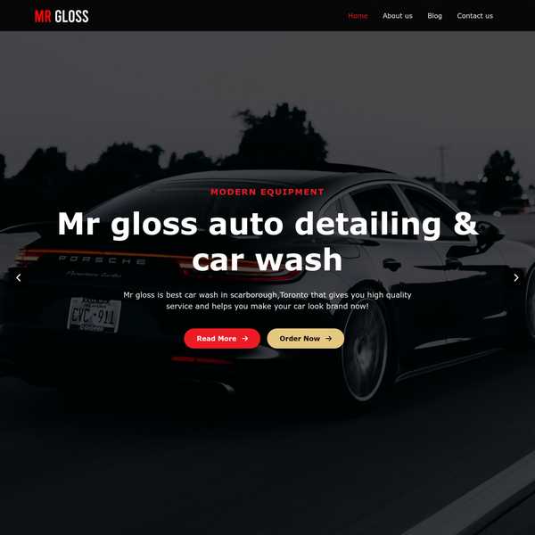 Mr Gloss Auto Detailing & Car Wash