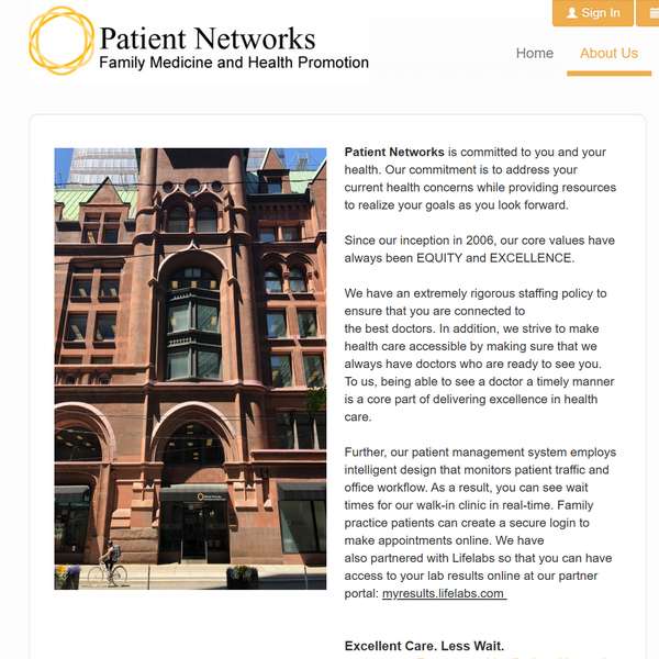 Patient Networks Walk In Clinic