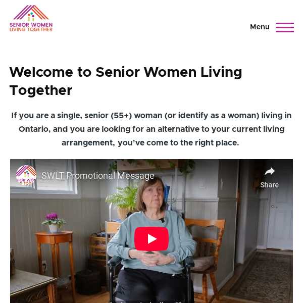 Senior Women Living Together