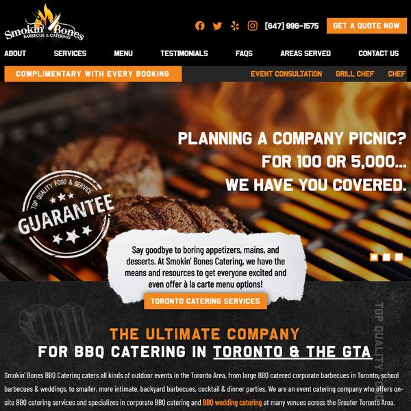 Smokin’ Bones BBQ Catering