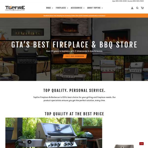 Topfire Fireplace & BBQ Inc