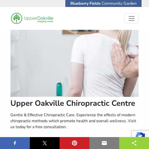 Upper Oakville Chiropractic Centre