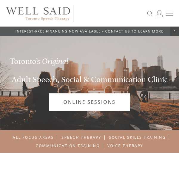 Well Said Toronto Speech Clinic