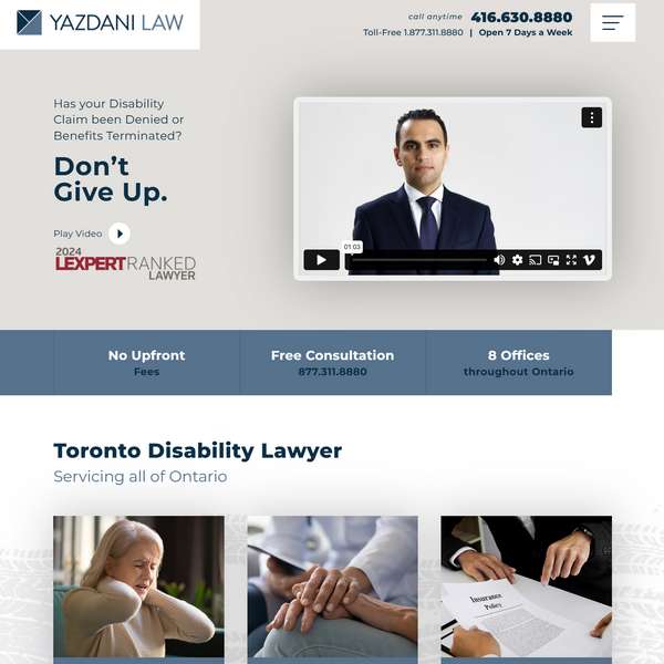 Best Disability Lawyers in Toronto